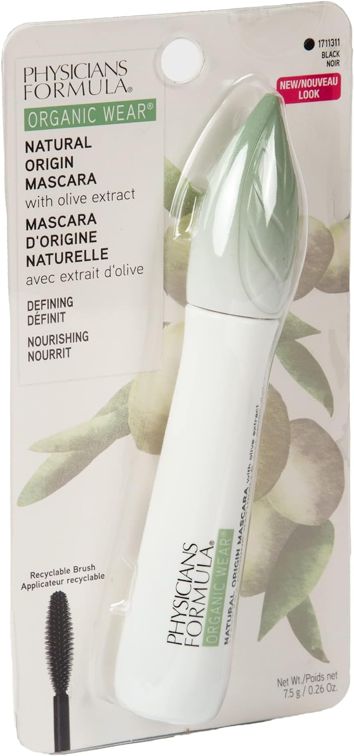 PHYSICIANS FORMULA - Organic Wear Natural Origin Mascara Black - 0.26 oz (7.5 g)