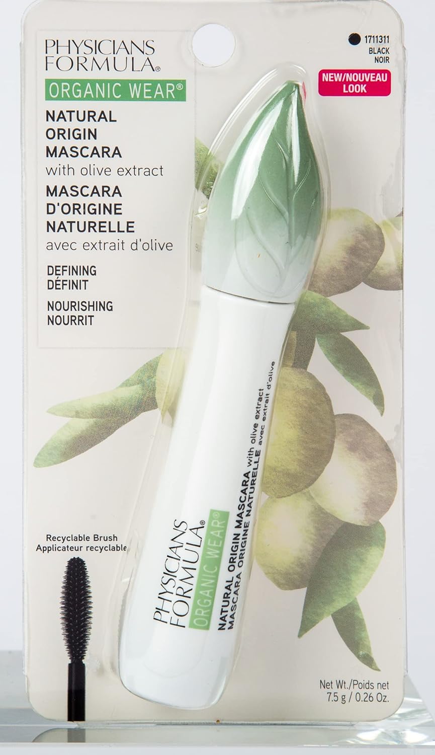 PHYSICIANS FORMULA - Organic Wear Natural Origin Mascara Black - 0.26 oz (7.5 g)